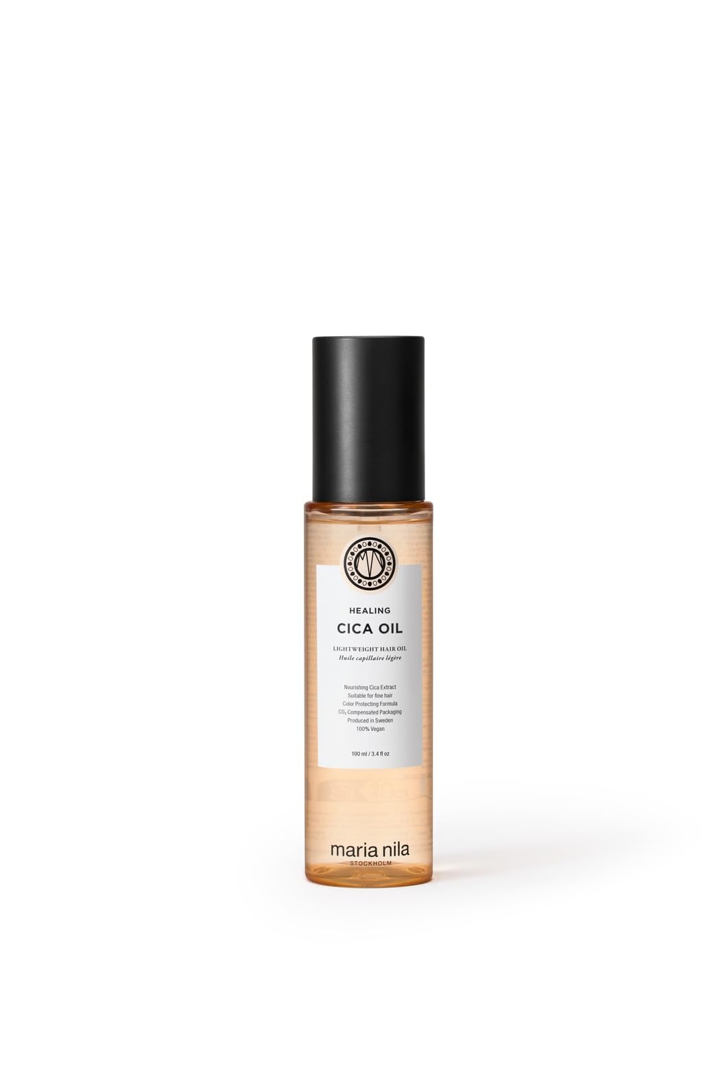 Maria Nila, Healing Cica Oil, 3.4 Fl Oz, Weightless Hair Oil designed to deliver Softness & Shine, Infused with Tiger Grass (Cic