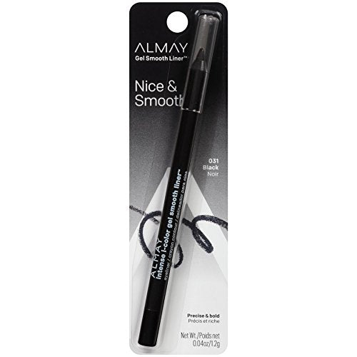 Almay Gel Smooth Eyeliner, Black, 1 Count