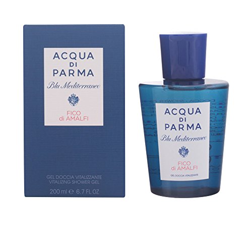 Acqua Di Parma Blu Mediterraneo Fico Di Amalfi Vitalizing Shower Gel For Men 6.7 Ounce ,Hydrating Scented