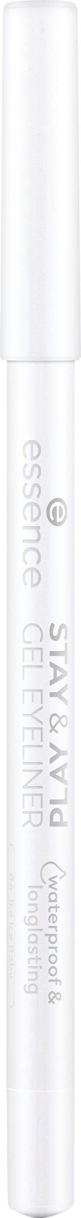 Essence  Stay & Play Gel Eyeliner  Super Soft Gel-Like Texture  Waterproof & Longlasting  Vegan & Cruelty Free (Ice Ice Baby)