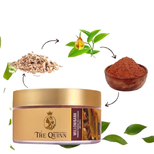 The Quinn Willowbark Anti Acne Powder Foaming Facial Cleanser Clean Facial Cleanser For Normal To Oily Skin (60 Gm)