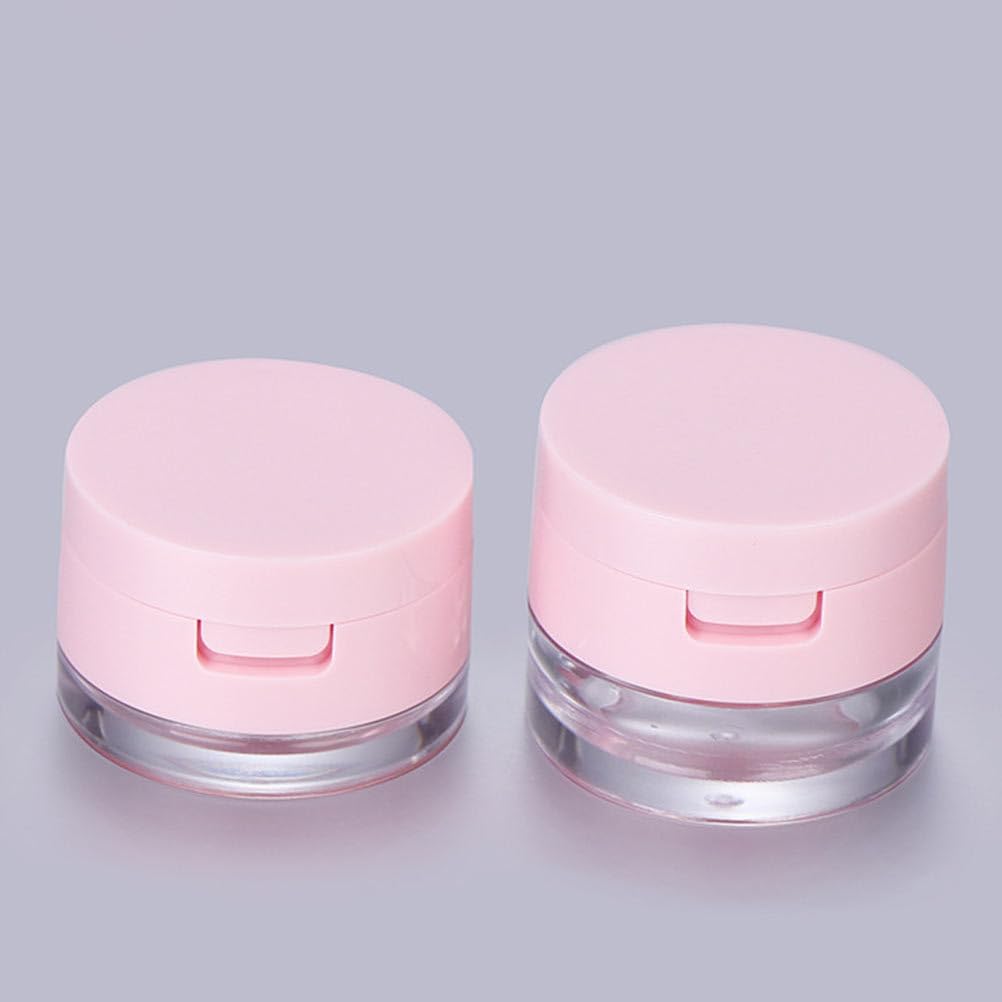 minkissy 2Pcs Mini Loose Powder Box - 3g Powder Cases for Traveling Powder Case Bulk Body Powder Cosmetic Case for Women Travel