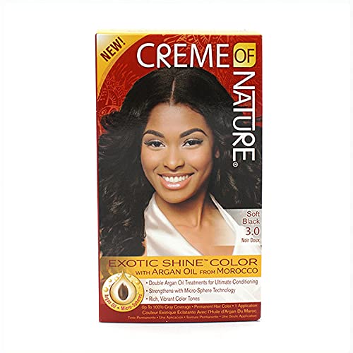 Creme Of Nature Exotic Shine Color - #3 Soft Black