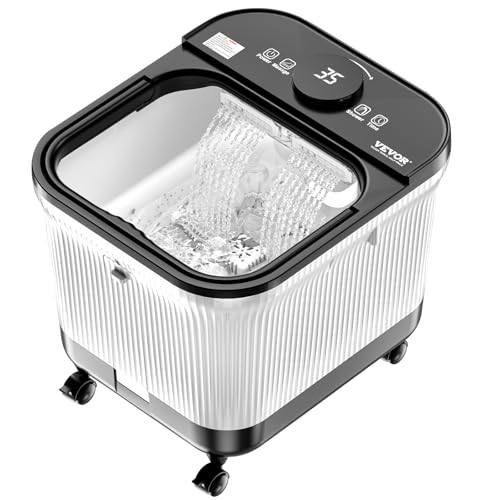 Vevor Foot Spa Bath Massager With Heat Pedicure Foot Bath Tub For Stress Relief