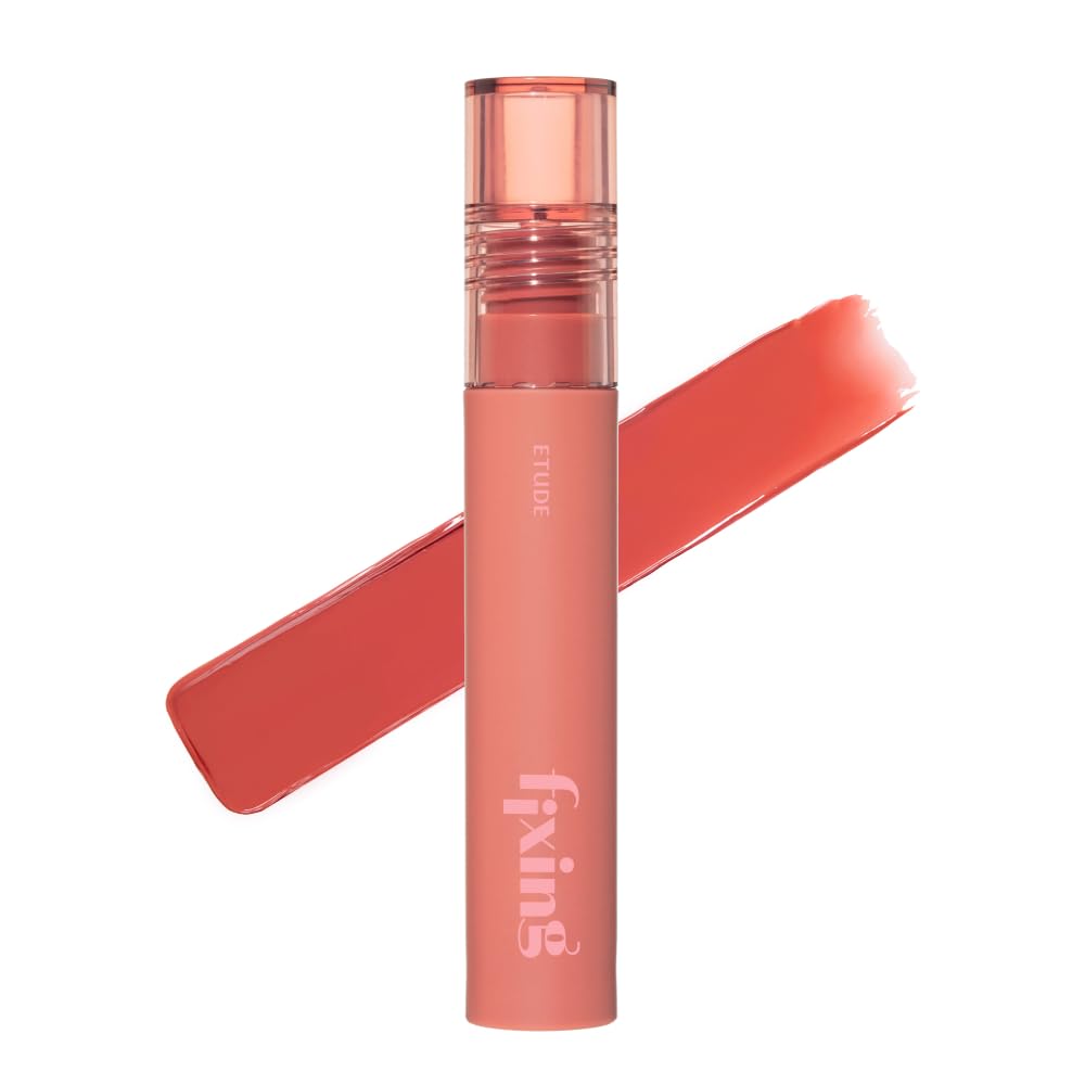 Etude Fixing Tint #19 Coral Breeze (23Ad) | Long Lasting High Pigmented Liquid Lipstick | Waterproof Lightweight Matte Finish Li