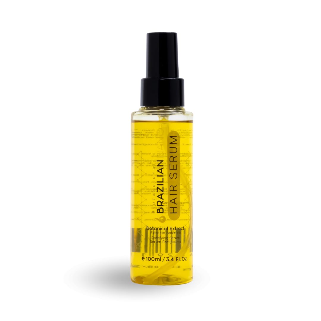 Brazilian Nano Chamomile Hair Serum with Green Tea Extract, Moisturizing and Hydrating Oil Serum for Women, Heat Protection Hair