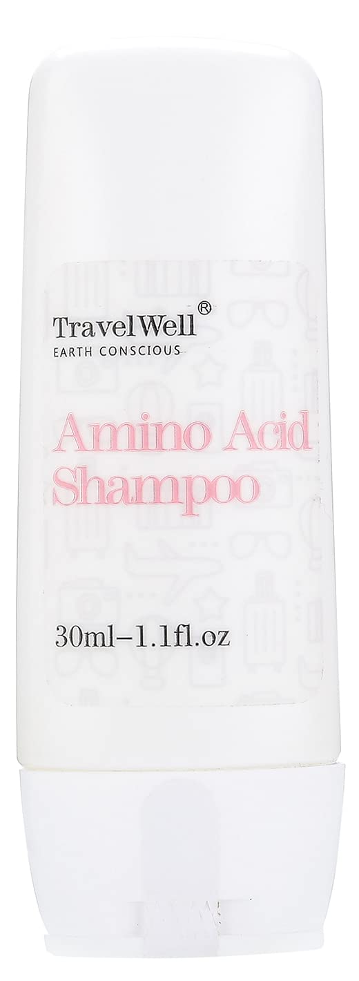 Travelwell Hotel Toiletries Amenities Travel Size Guest Shampoo 1.0 Fl Oz/30Ml, Individually Wrapped 50 Bottles Per Box