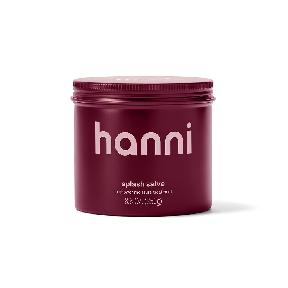 Hanni Splash Salve Body Mask, In-Shower Moisturizer With Coconut, Jojoba, Shea Butter & Glycerin, Deep Conditioning For All Skin
