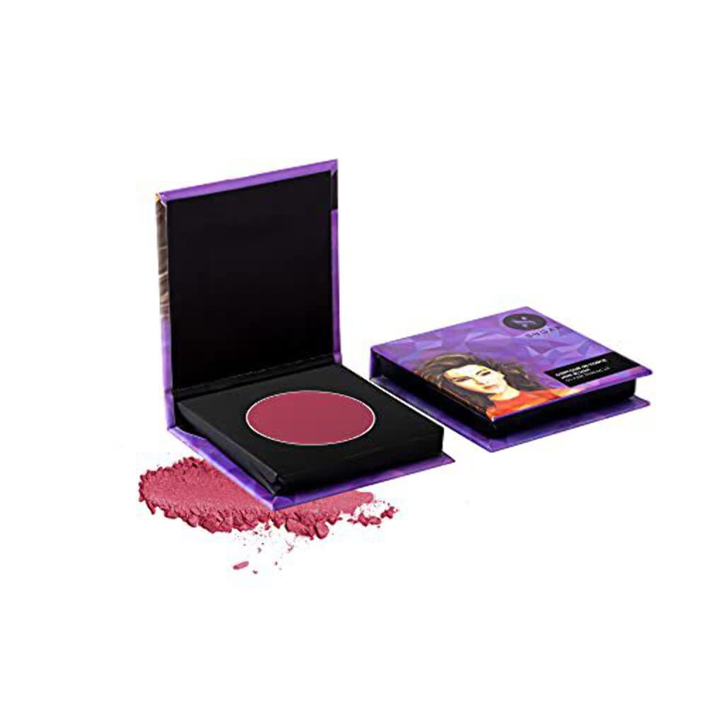 Sugar Cosmetics Contour De Force Mini Blush02 Pink Pinnacle (Deep Rose) Longlasting Formula, Lightweight