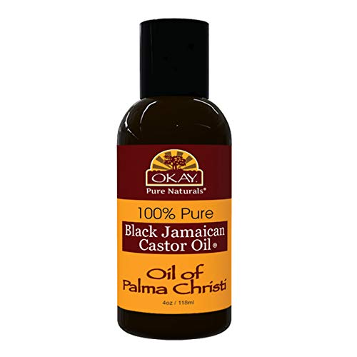 Okay | 100% Pure Black Jamaican Castor Oil | For All Hair Textures & Skin Types | Grow Healthy Hair - Treat Skin Conditions | Oi
