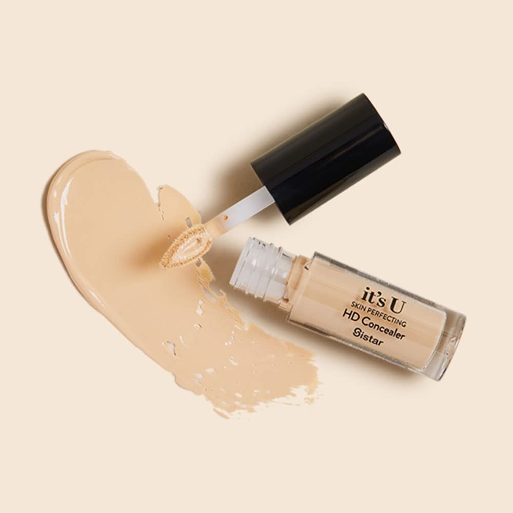 Sistar It'S U Skin Perfecting Hd Concealer Full Coverage Lightweight Long Lasting Correcting Liquid Contour Cover Masker Makeup