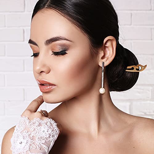8 Pieces Wooden Hair Sticks Japanese Hair Chopstick For Women Bun Maker, Chinese Chopstick Hair Pins For Women Long Hair Handmad