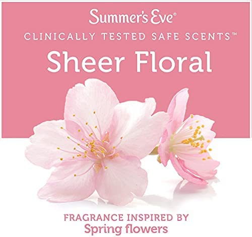 Summer's Eve Sensitive Skin Cleansing Wash Sheer Floral, 9 fl oz