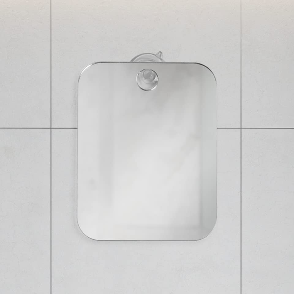 The Shave Well Company Anti-Fog Shaving Mirror For Travel  Fogless Bathroom Shower Mirror With Handheld Option For Men And Women