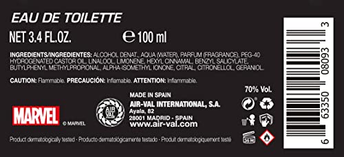 Marvel Black Panther, Fragrance, For Men, Eau De Toilette, Edt, 3.4Oz, 100Ml, Cologne, Spray, Made In Spain, By Air Val Internat