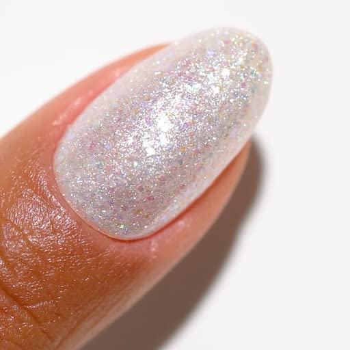 Dnd Gel Polish Set, Glitter Collection, Uv Gel Polish And Air Dry Nail Lacquer, Matching Chip-Free Polish Duo, 895 Disco Daydrea