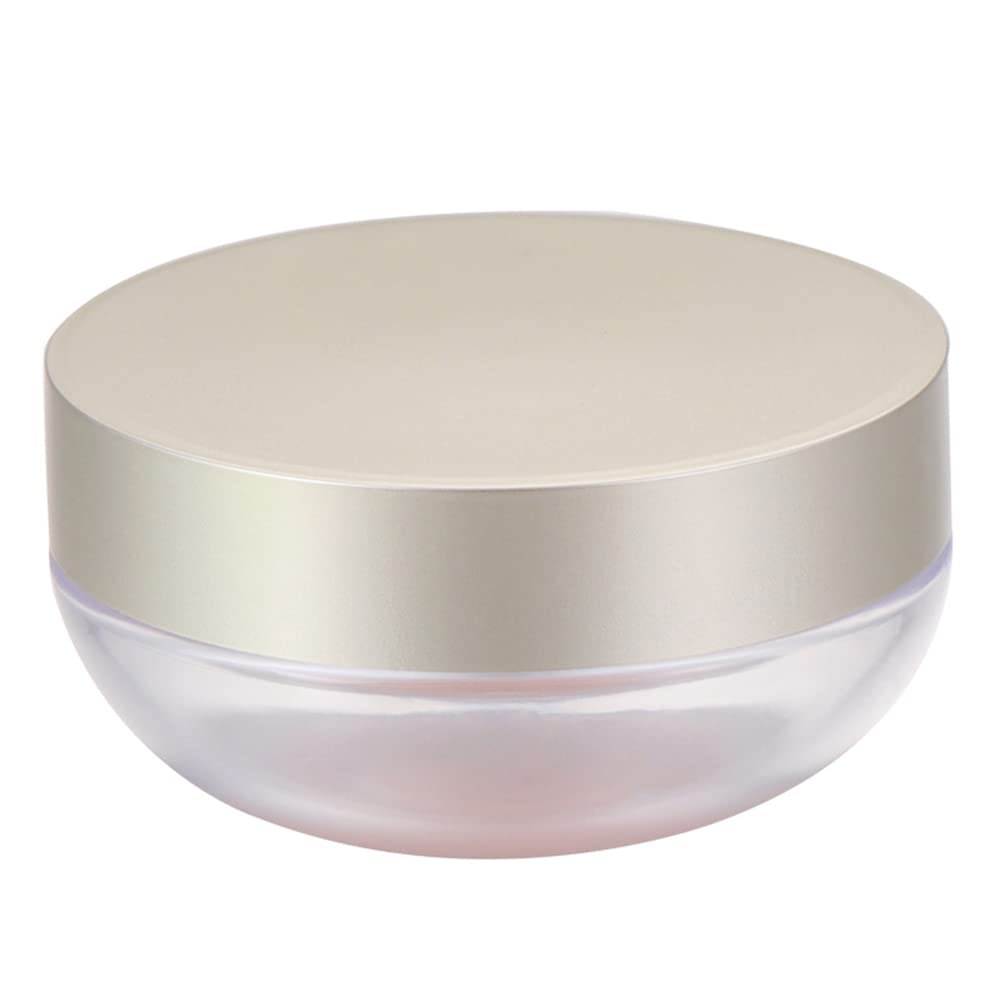 Akoak Capacity 20 Ml(0.67 Oz) Empty Reusable Plastic Loose Powder Compact Container Diy Makeup Powder Case With Powder Puff And