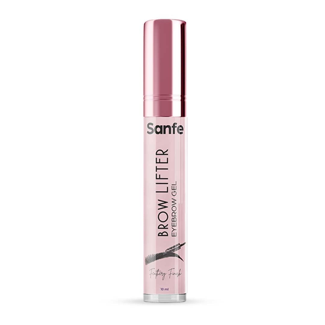 Sanfe Brow Lifter Eyebrow Gel | Volumizing Brow Gel | Creates Full, VoluminousLooking Brows | Locks Brow Hairs In Place | Neutr