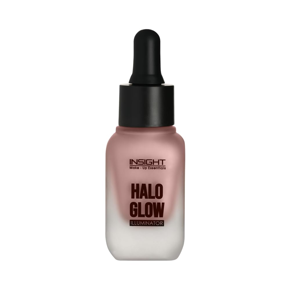 Insight Halo Glow Illuminator  Pink Aura | Dewy, Radiant Finish | Liquid Highlighter | Lightweight, Buildable & LongLasting | 