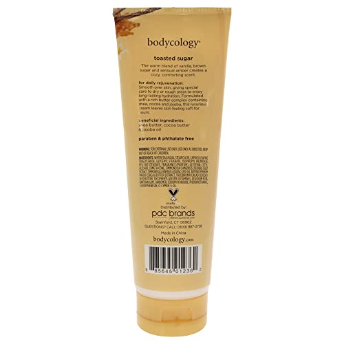 Bodycology Moisturizing Body Cream For Women, Toasted Sugar, 80 Ounce, Packaging May Vary