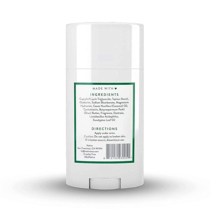 Native Deodorant Contains Naturally Derived Ingredients, 72 Hour Odor Control | Deodorant for Women and Men, Aluminum Free with
