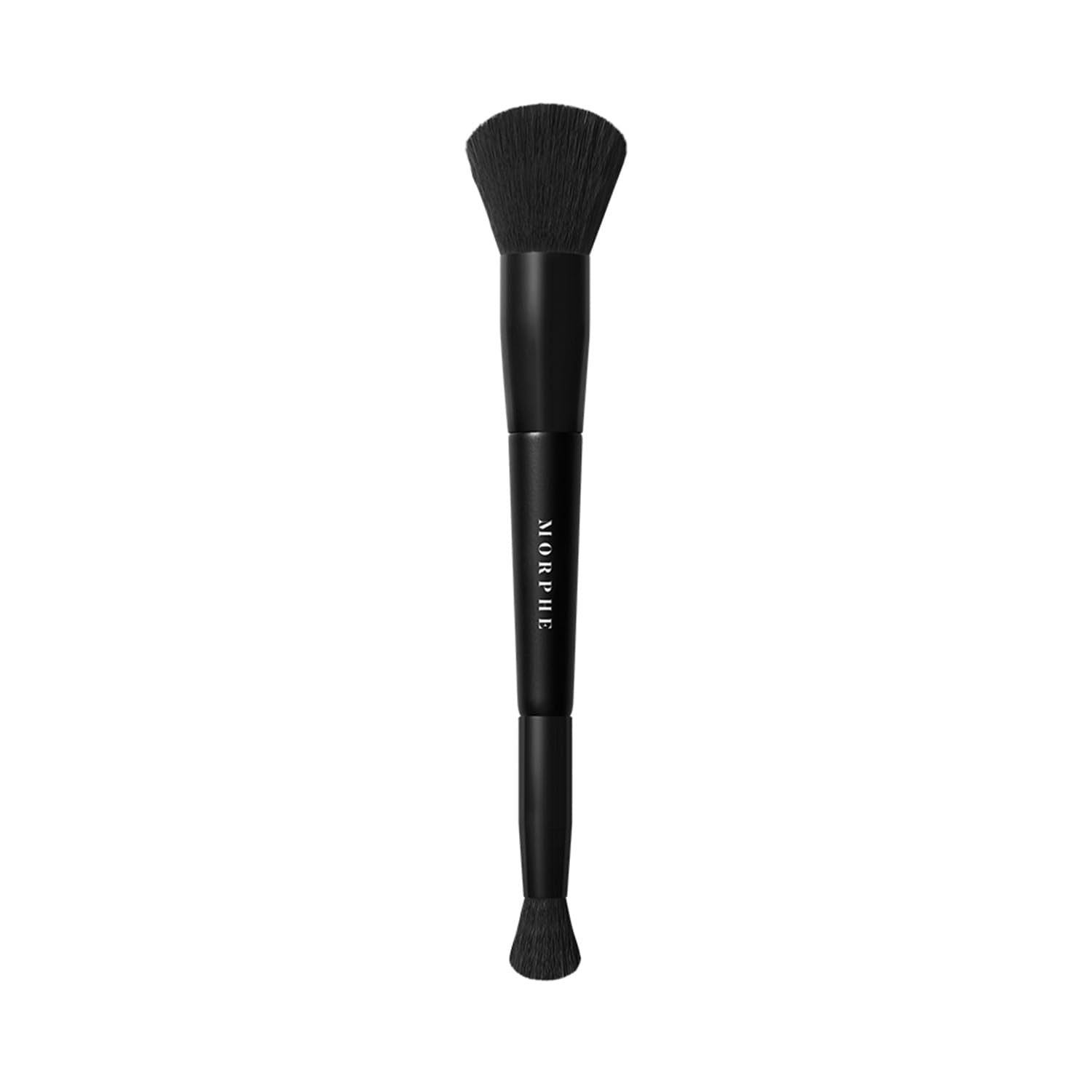 Morphe M101 Lightform Dual-Ended Complexion Brush - 2-in-1 Concealer & Foundation Brush - Smaller Side Blends Hard-to-Reach Area