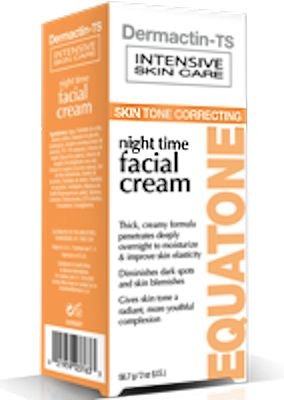 Dermactin-Ts Equatone Night Time Facial Cream, 2 Ounce