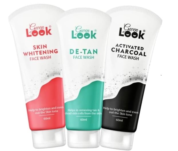 Glowhouse 3 Face Wash Combo For Brighter And Deep Cleansing Glowing Skin Suitable For All Skin Types 60 Ml X 3 (Combo 3)