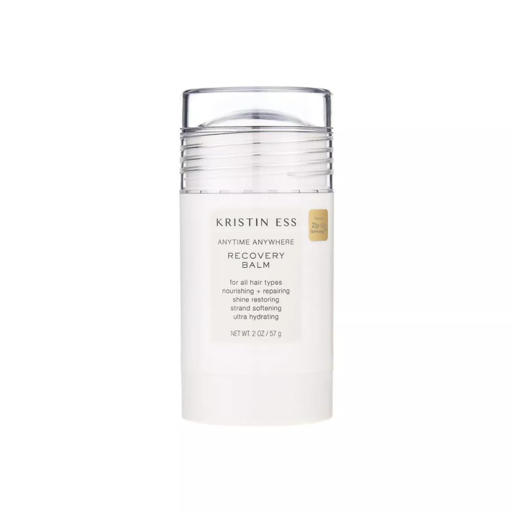 Kristin Ess Hair Wax Stick for Slick Back Ponytails + Slick Back Buns with Coconut Oil + Castor Oil for Flyaways + Dry Damaged H