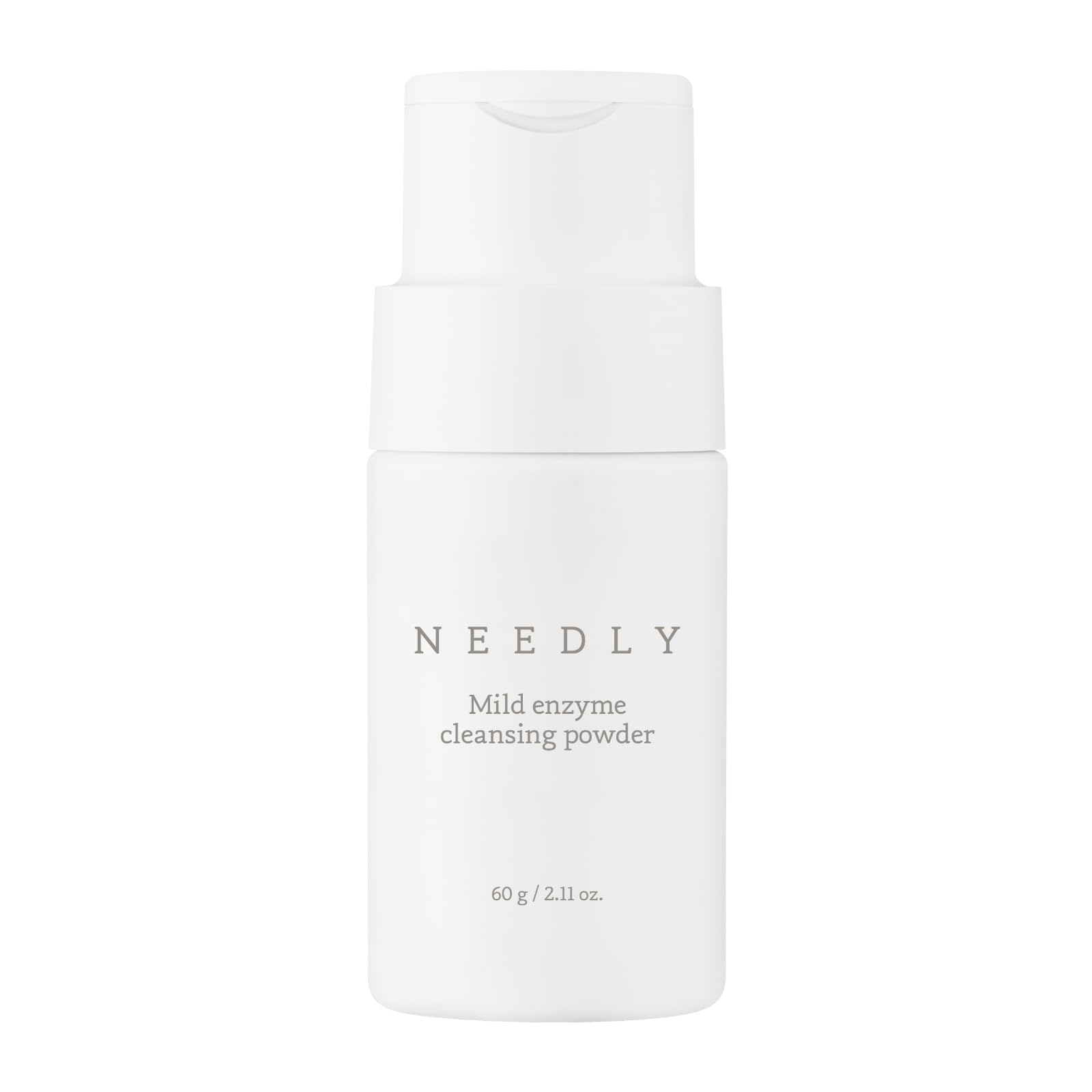NEEDLY Mild Enzyme Cleansing Powder (2.11oz.) | Gentle Exfoliation Cleanser, Powder to Foam, Creamy Foam Ritual, Cleanse and Exf