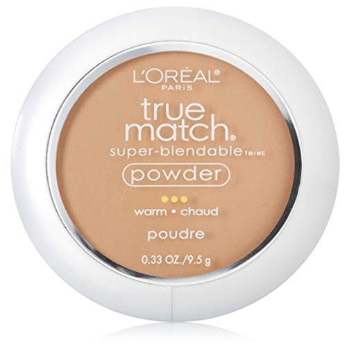LOreal True Match Powder, Sun Beige [W6], 0.33 oz (Pack of 3)
