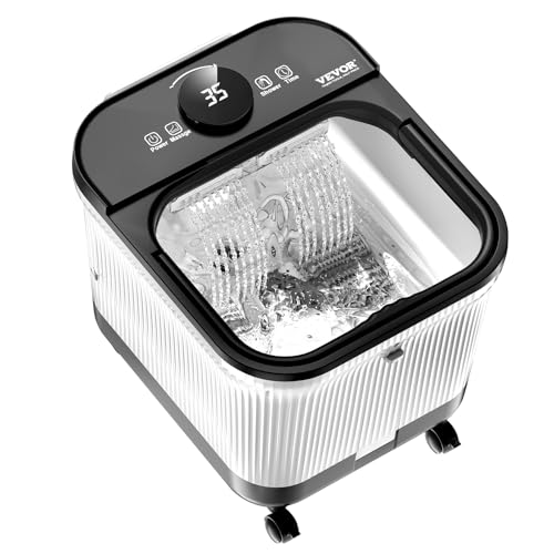 Vevor Foot Spa Bath Massager With Heat Pedicure Foot Bath Tub For Stress Relief