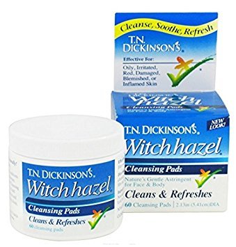 Witch Hazel Cleansing Pad Size 60Ct