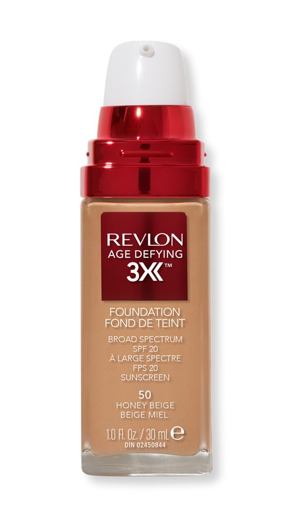 New Item REVLON AGE DEFYING ANTI AGING FOUNDATION 1.0 OZ REVLON/AGE DEFYING FIRMING+L IFTING FOUNDATION (HONEY BEIGE) 1.0 OZ (30