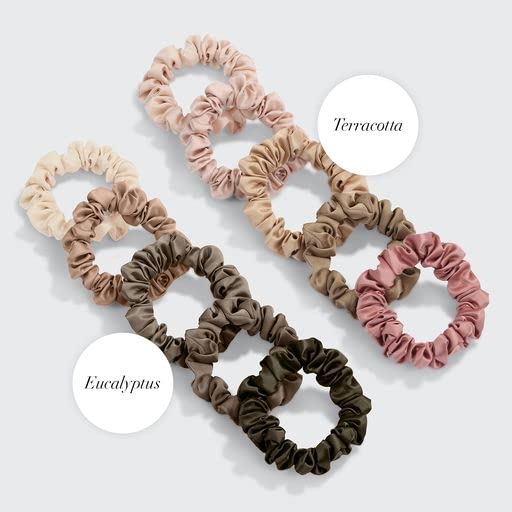 Kitsch Scrunchies for Womens Hair - Ultra Petite Hair Scrunchies  Large Hair Ties for Women  Hair Tie Scrunchies for girls  Scru