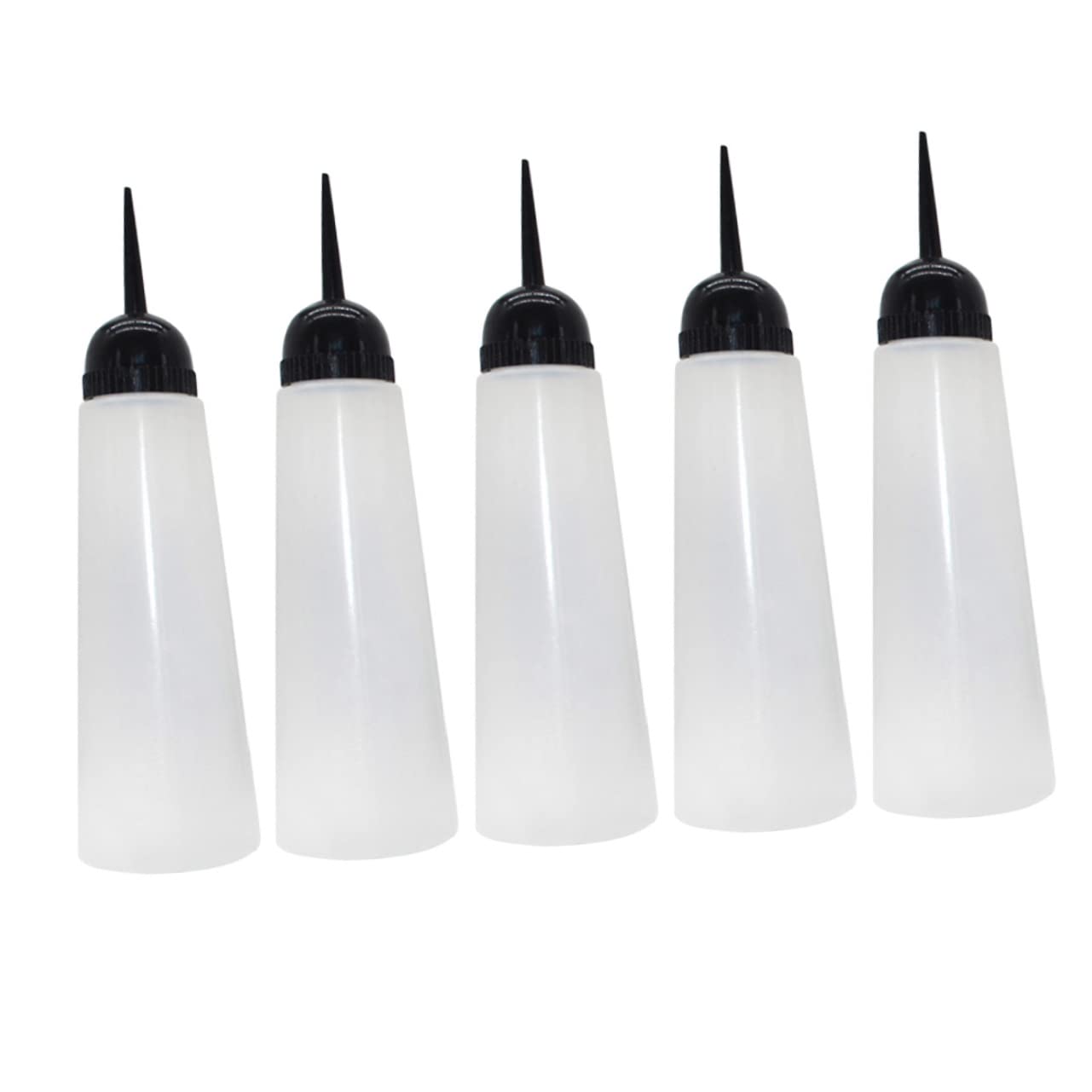 HONMEET 5pcs Plastic to Go Containers Lotion Container Plastic Dye Salon Accessories Hair Coloring Supplies Hair Color Applicato
