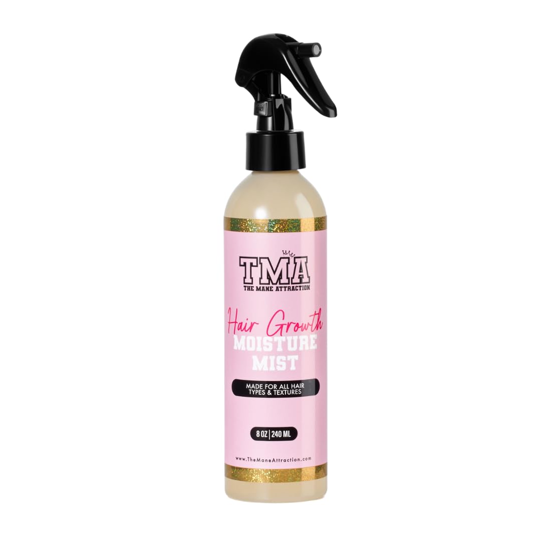The Mane Attractions Nourishing Daily Hair Growth Moisture Mist for ALL Hair Types, Lightweight Moisturizer for Thicker, Longer 