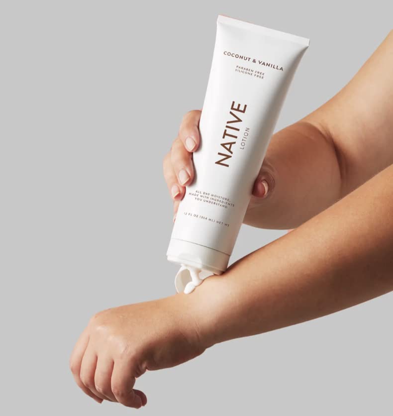 Native Lotion For Women, Men | Sulfate Free, Paraben Free, Dye Free, With Naturally Derived Clean Ingredients Leaving Skin Soft