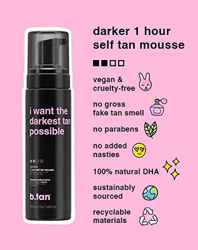 OLD PACKAGING - b.tan i want the darkest tan possible - SEE NEW LISTING FOR UPDATED PACKAGING