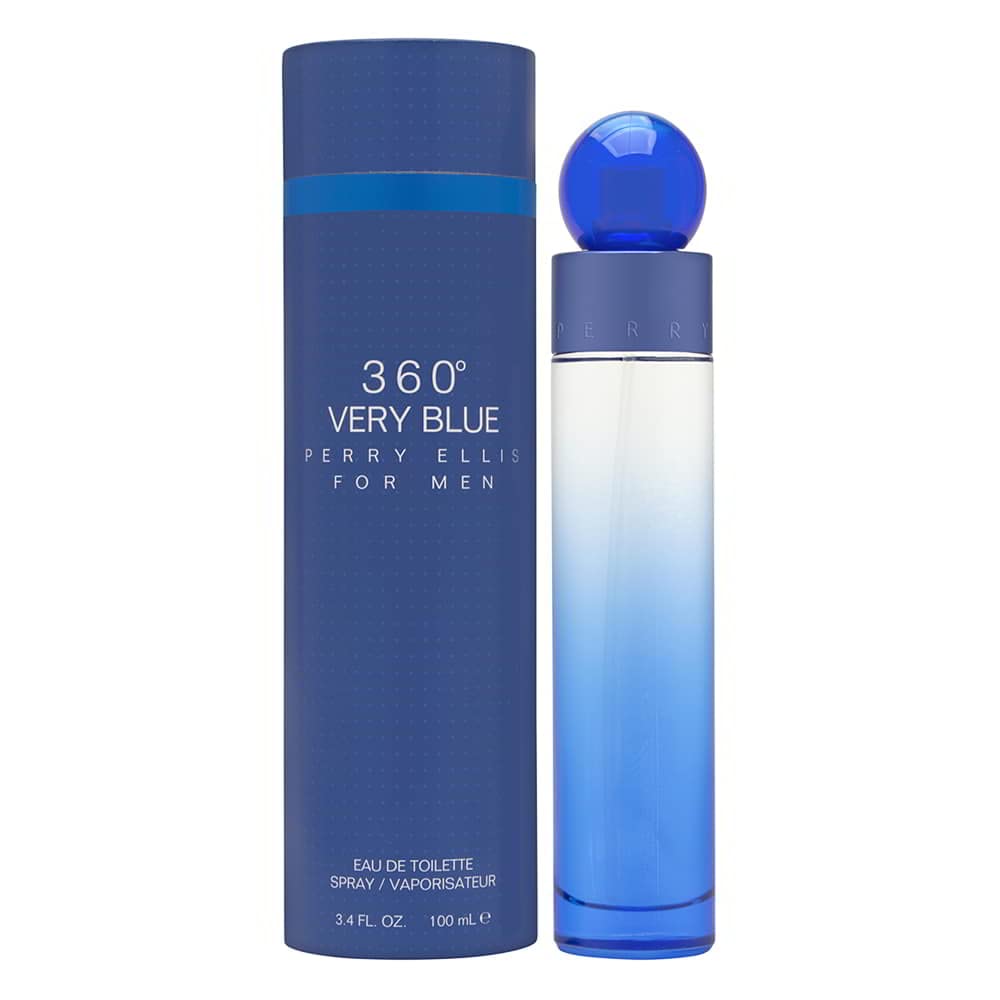 Perry Ellis 360 Very Blue By Perry Ellis, 3.4 Oz Eau De Toilette Spray For Men