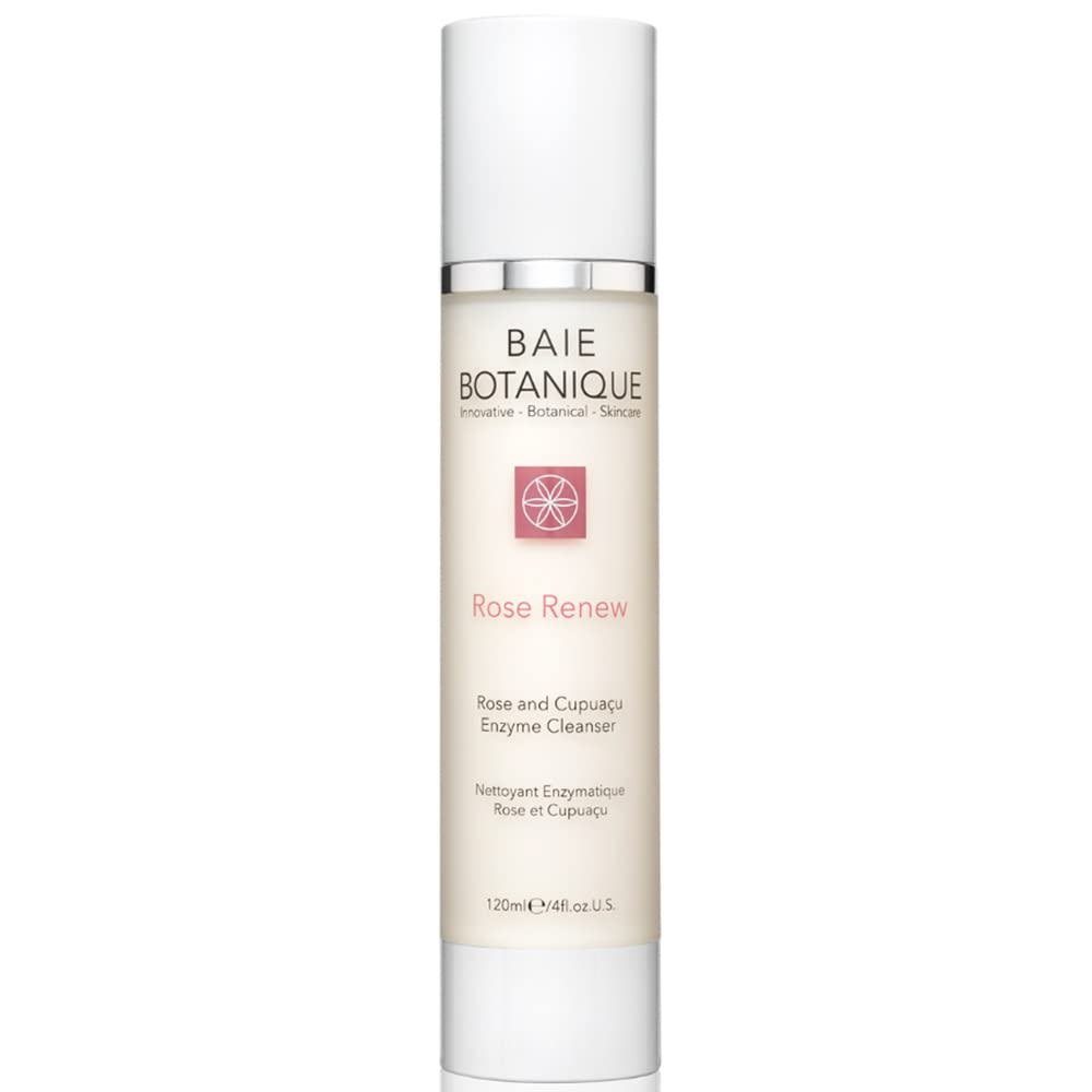 Baie Botanique Cleansing Milk 120ml - Rosewater, Rose Absolute, Rosehip Seed Oil, Cupuau Butter, Pomegranate Enzymes, Reishi & S