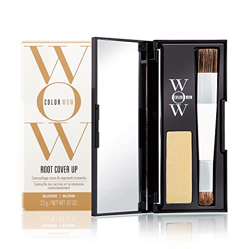 Color Wow Root Cover Up     Instantly Cover Greys + Touch Up Highlights, Create Thicker-Looking Hairlines, Water-Resistant, Swea