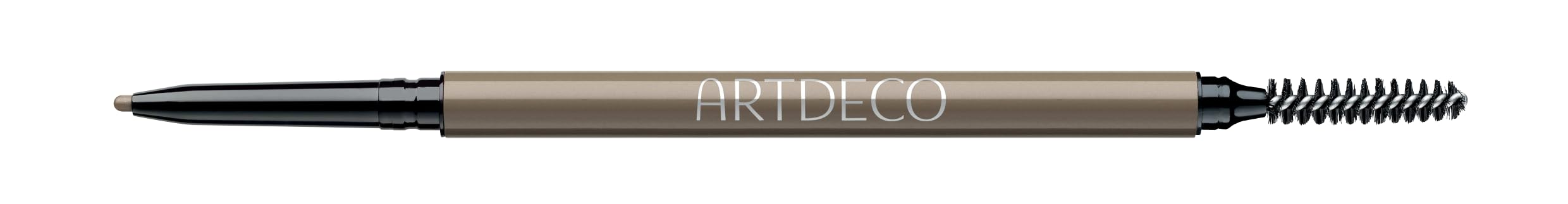 Artdeco Ultra Fine Brow Liner - Ash Brown - Thin Twist-Out Tip Creates Ultra-Fine Lines - Integrated Grooming Brush - Smudge-Pro