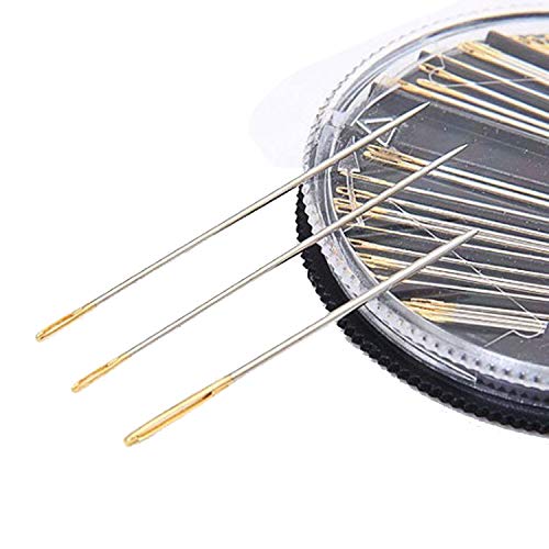 30 Pcs Hair Extension Clips, 9 Teeth Stainless Steel Snap Comb Wig Clips, Wig Accessories Clip With 30 Assorted Sewing Needles A