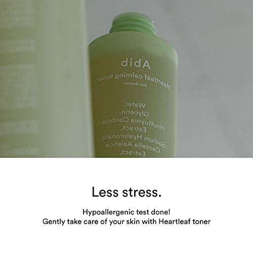 Abib Heartleaf Calming Toner Skin Booster 7.1 Fl Oz / 210Ml I Toner For Senstive Skin, Irritated Skin, Instant Relief For Acne