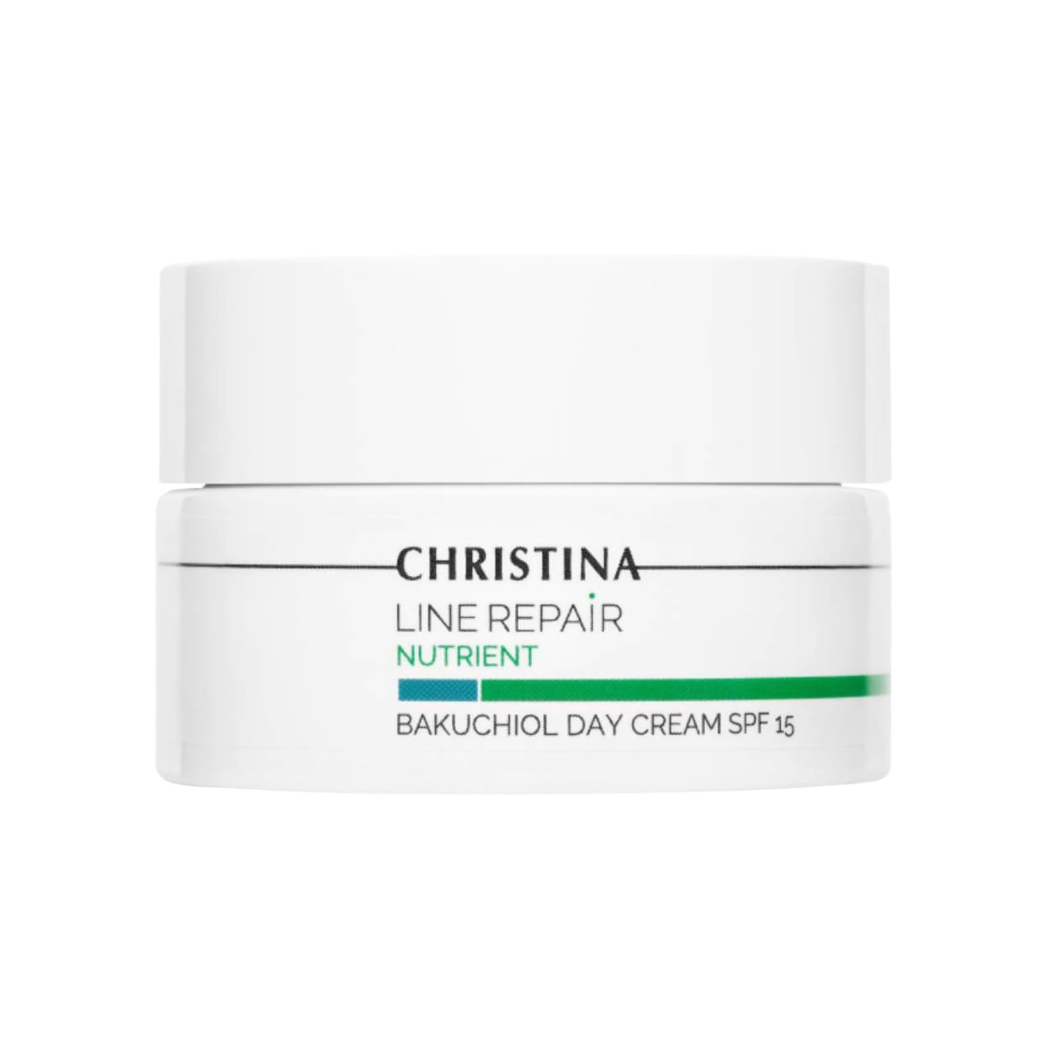 -CHRISTINA- Line Repair Bakuchiol Day Cream with SPF 15 | Face Moisturizer with Blue Light Defense, Ideal for Combination, Norma