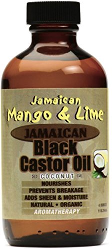 Jamaican Mango & Lime Black Castor Oil With Coconut, 4 oz (Pack of 4)