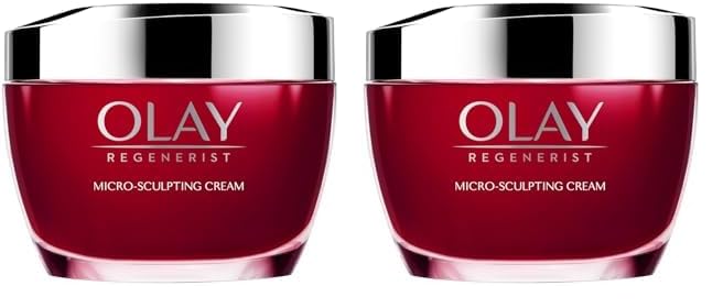 Olay Regenerist Micosculpting Day Cream | Hydrated, Plump, Bouncy Skin | With Hyaluronic Acid, Niacinamide And Peptides | Normal