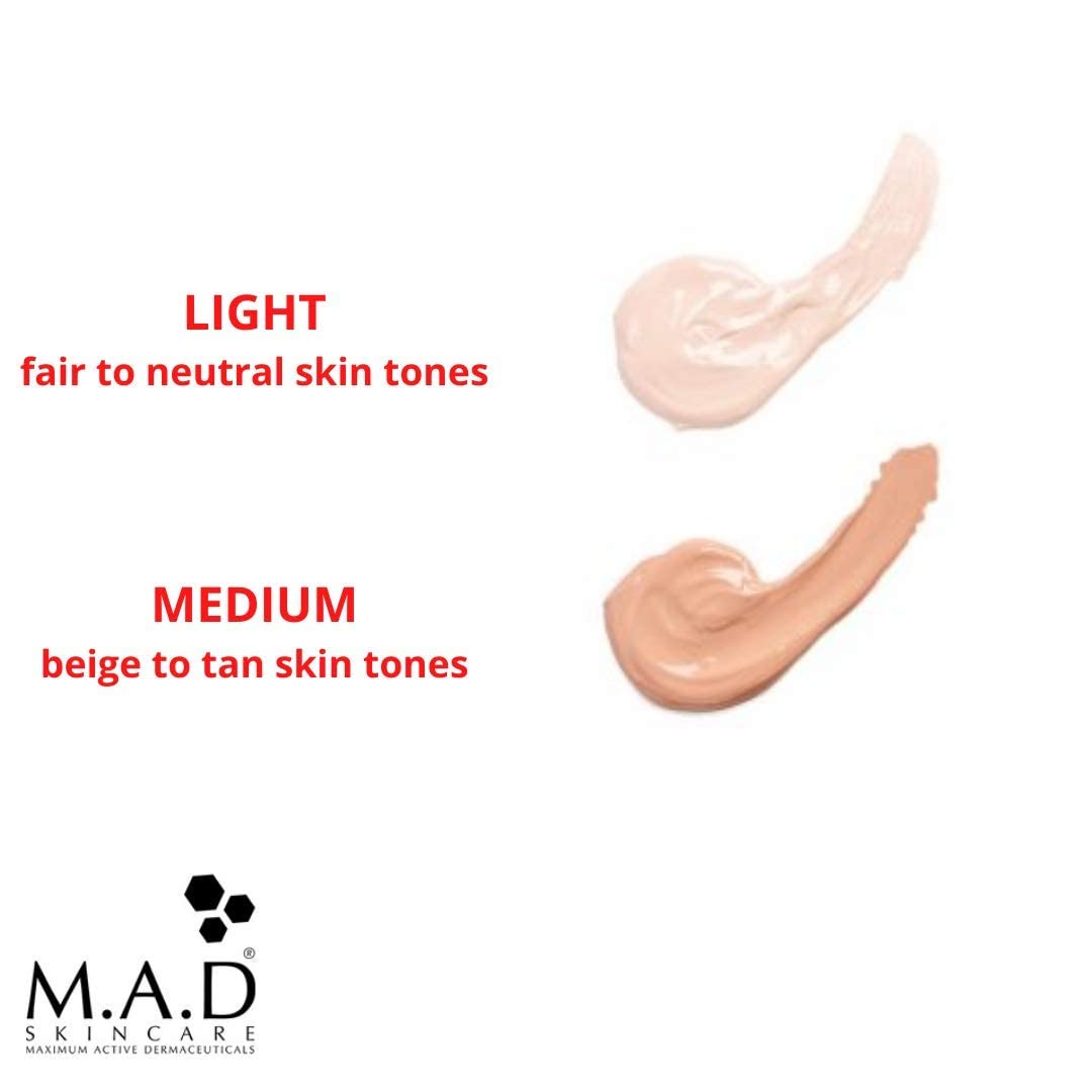 M.A.D SKINCARE SOLAR PROTECTION: Photo Guard SPF 50 Self-Adjusting Foundation Serum: Medium - 30g