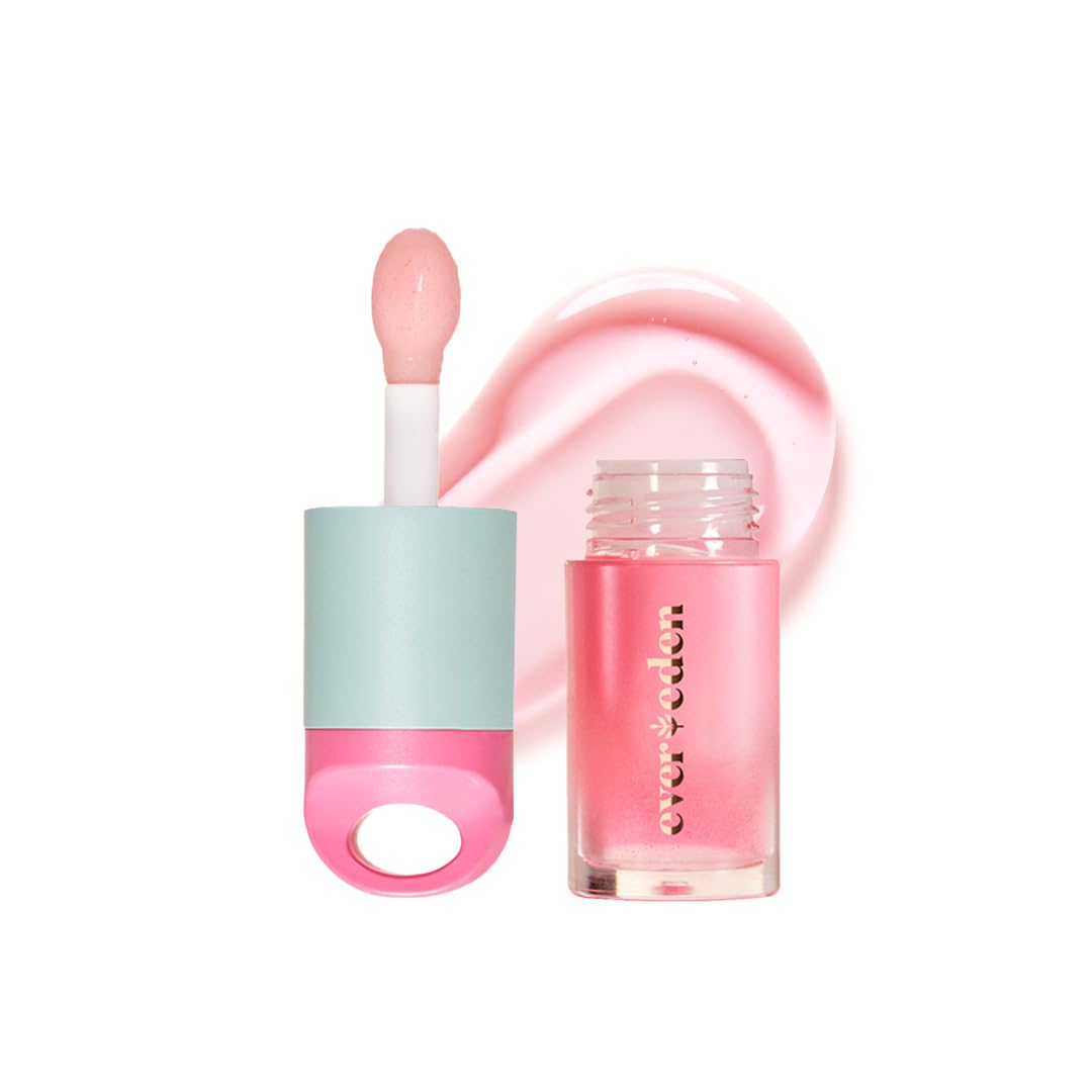 Evereden Kids Tinted Non Toxic Lip Gloss: Sakura  Non Toxic Kids Makeup  Vegan Clean Makeup for Kids  Soothing & Hydrating Ki